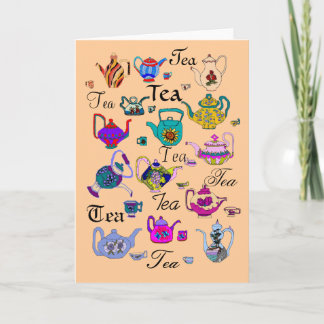 Cartão Coleção de chaleiras (vazio)