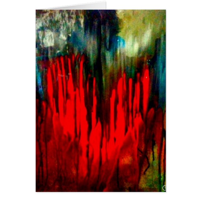 Cartão Coleção de Corações Hemorrágicas por Jovens de Hem (Frente)