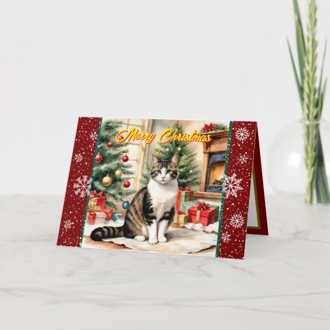 Cartão Coleção de Férias Lindas de Natal (Frente)