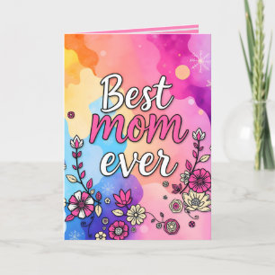 Cartão Coleção de Luxo Floral da Moda Presente