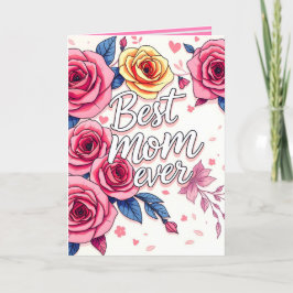 Cartão Coleção de Presentes de Luxo Floral da Moda