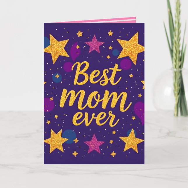 Cartão Coleção de Presentes de Luxo Stars Trendy (Frente)