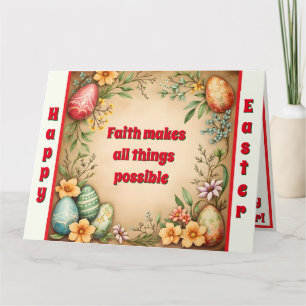 Cartão Coleção de tendências de colheita de Páscoas