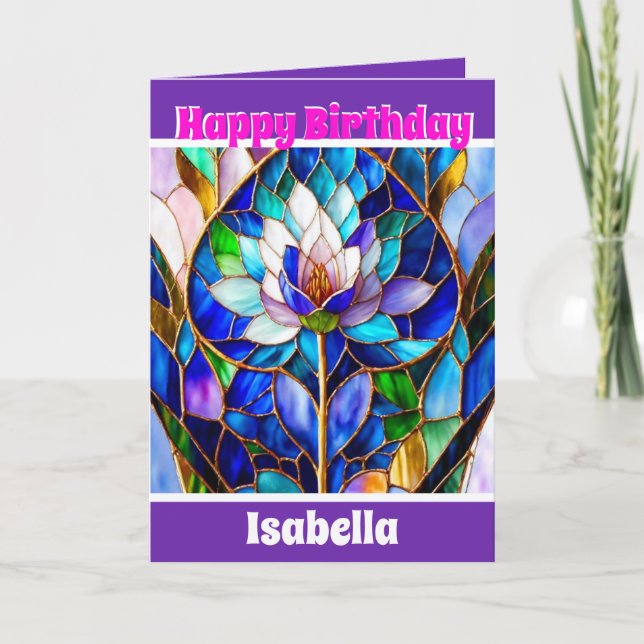 Cartão Coleção Floral Exclusiva de Tendy Elegant (Frente)