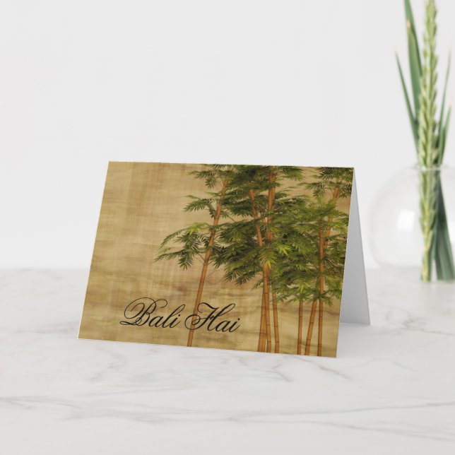 Cartão Coleção inicial Bali Hai   (Frente)