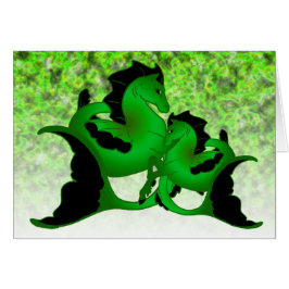 Cartão Coleção mágica #2 do cavalo de mar