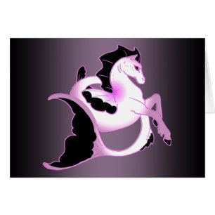 Cartão Coleção mágica do cavalo de mar