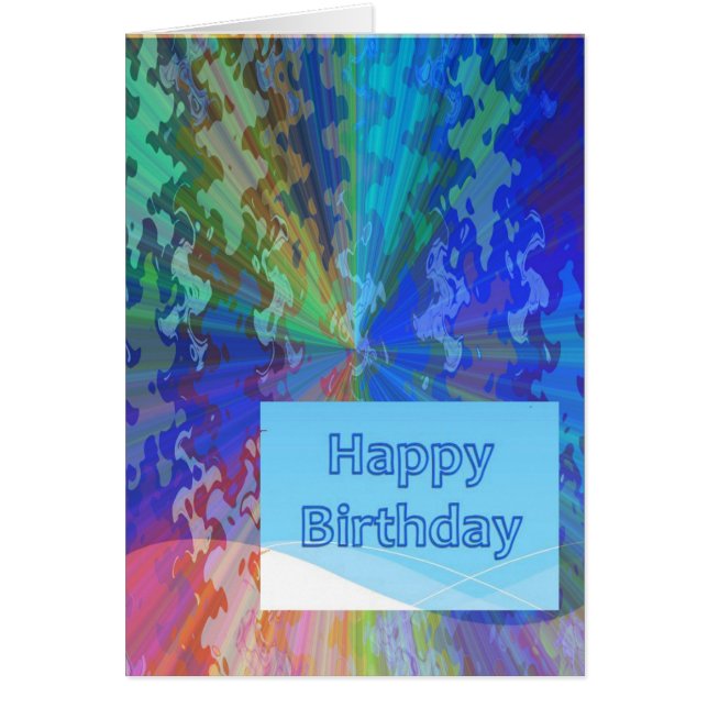 Cartão Coleção surpreendente do feliz aniversario (Frente)