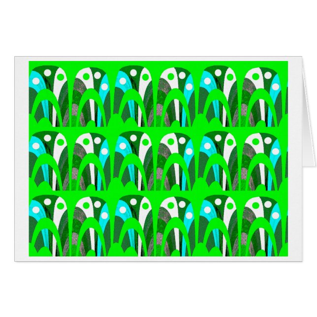 Cartão Coleção verde (Frente Horizontal)