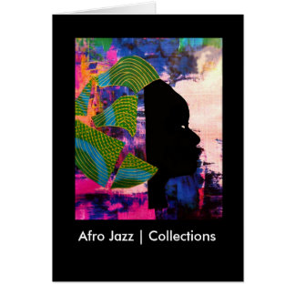Cartão Coleções do jazz | do Afro