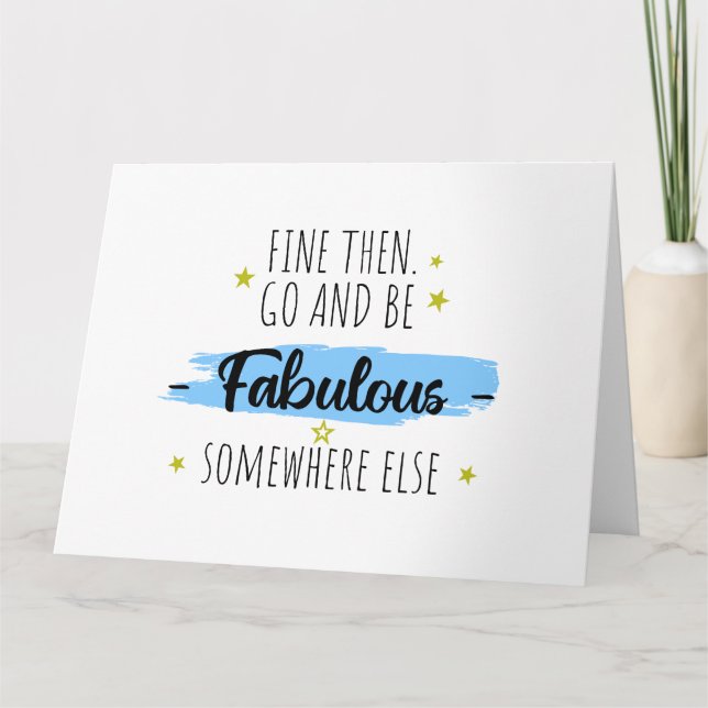 Cartão Colega Saindo, Saindo Farewell Gift (Frente)