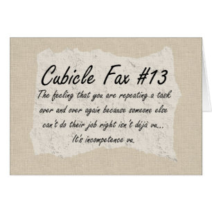 Cartão Colegas de trabalho incompetentes