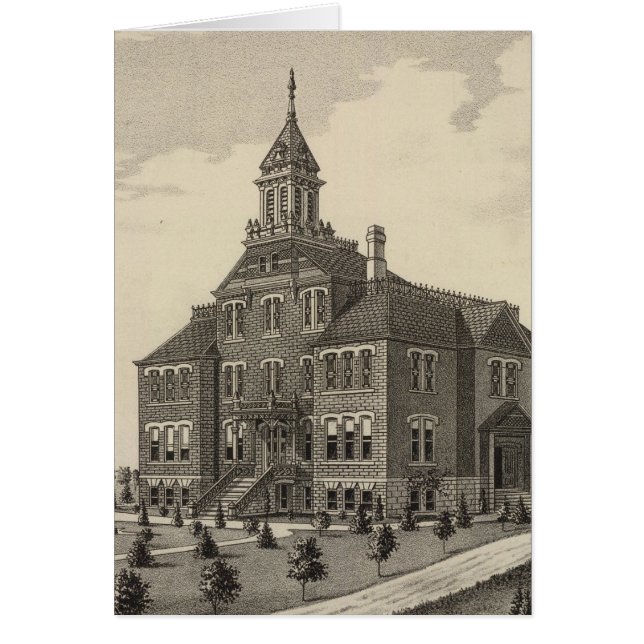 Cartão Colégio Central Kansas (Frente)