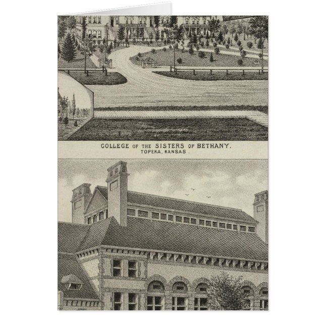 Cartão Colégio das Irmãs da Bethany (Frente)