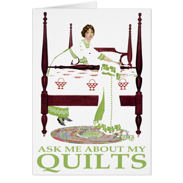 Cartão Coles Phillips Fadeaway - Pergunte-Me Sobre Minhas (Frente)