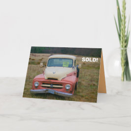 Cartão Coleta à venda, saudação de boa sorte