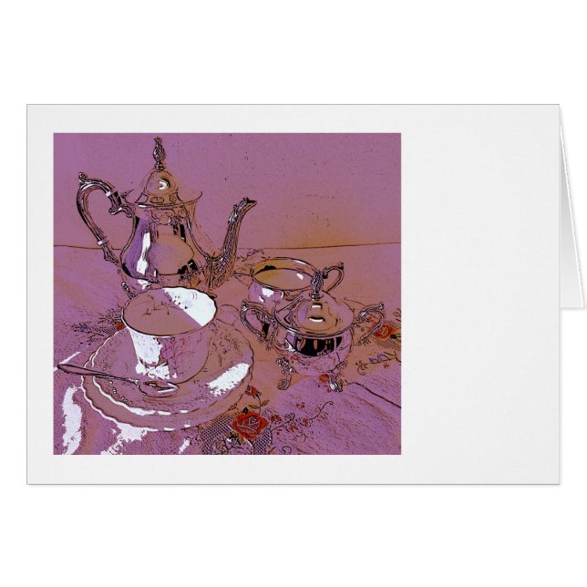 Cartão Colete rosa (Frente Horizontal)