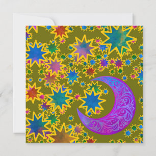 Cartão Colheita da Lua Mística