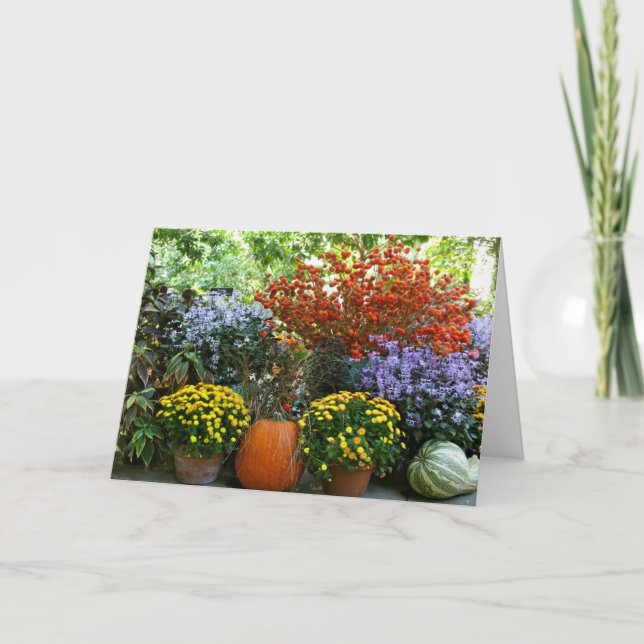 Cartão Colheita da queda (Frente)