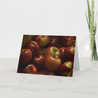 Cartão Colheita de Apple