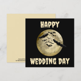 Cartão Colheita De Halloween Completo De Lua E De Voo Not