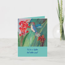 Colibri que alimenta no néctar