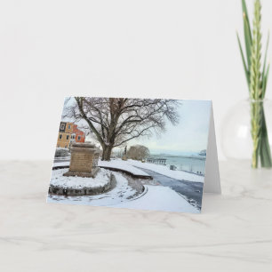 Cartão Colina de Cole Snowy Plymouth MA
