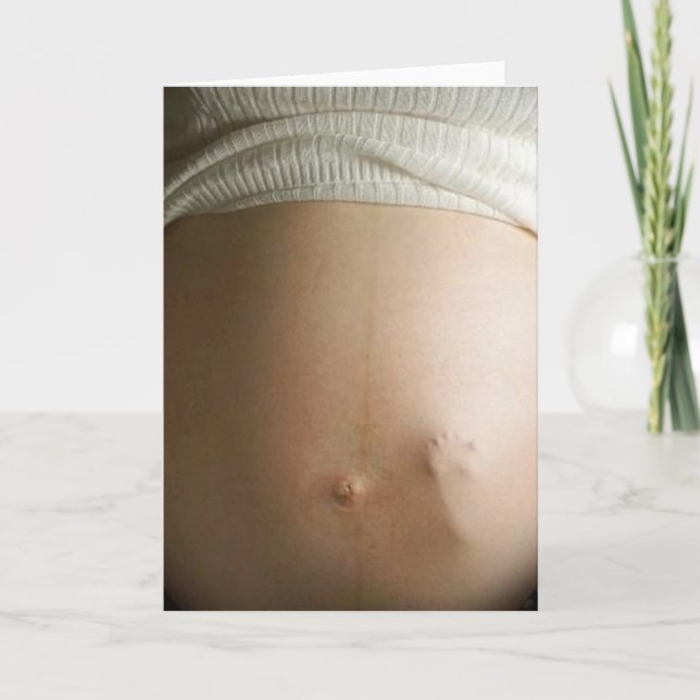 Cartão colisão do bebê (Frente)