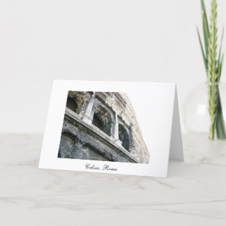 Cartão Coliseo - Roma