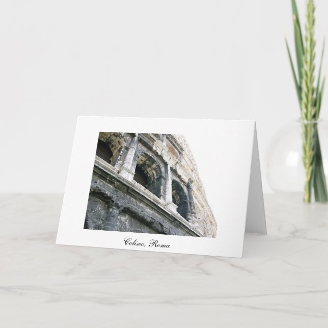 Cartão Coliseo - Roma (Frente)