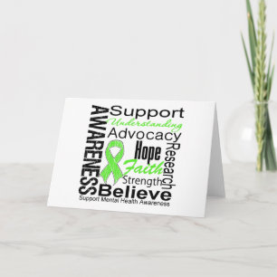 Cartão Collage - Mental Health Awareness