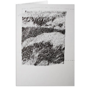 Cartão Collages Bruyants Artist's Book First Page Card