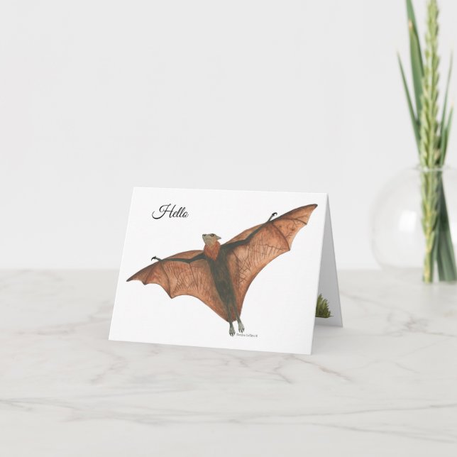 Cartão Collection Bat Note Card (Frente)