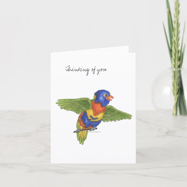 Cartão Collection Budgie  Note Card (Frente)