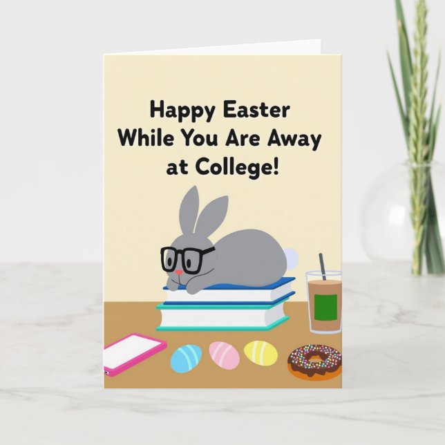 Cartão College Student Holiday Card (Frente)