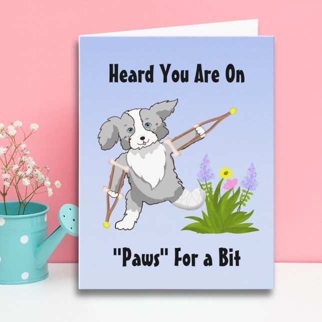 Cartão Collie de recuperação rápida em cruzeiros (Criador carregado)