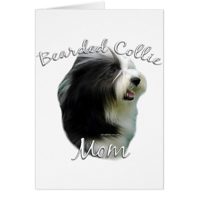 Cartão Collie Mãe 2 (Frente)