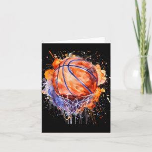 Cartão Colo de basquete de Trabalho de arte de Basquete c