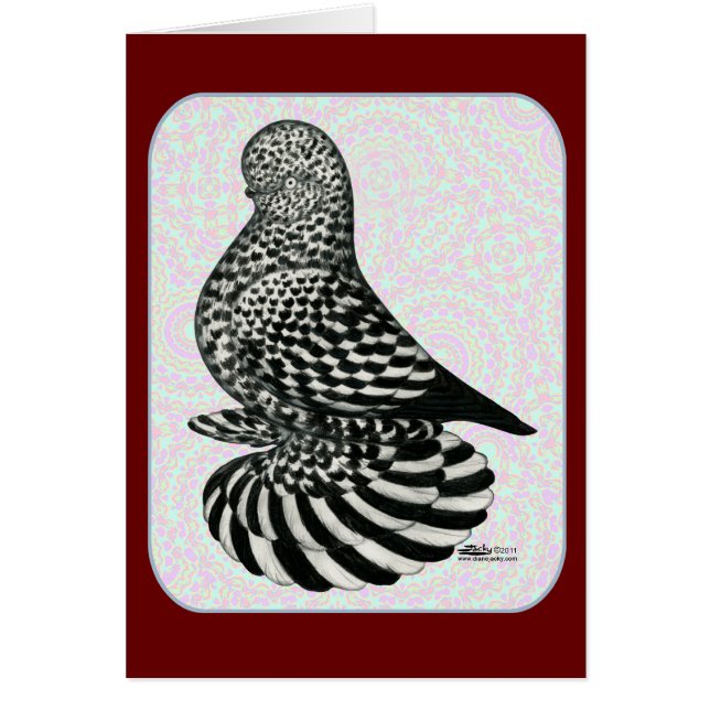 Cartão Colocar Cores do Tumbler (Frente)