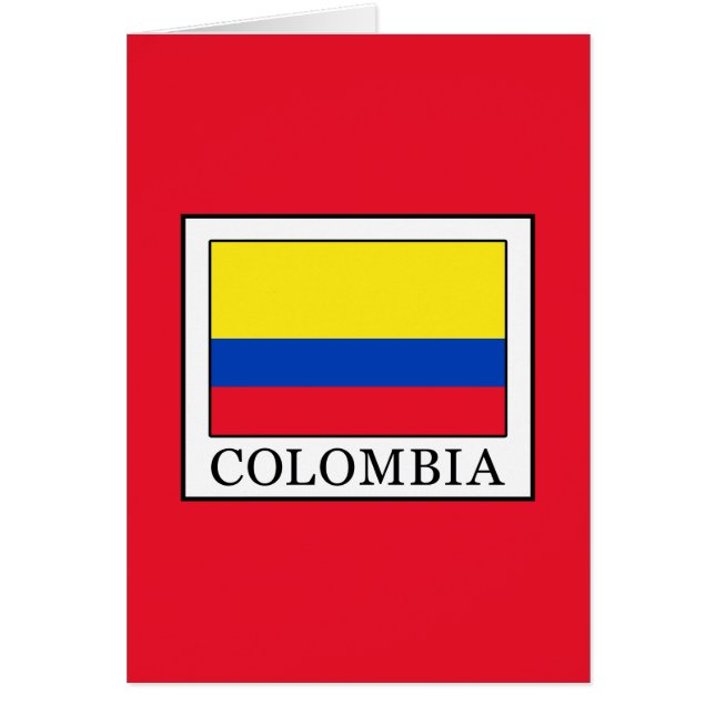 Cartão Colômbia (Frente)