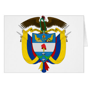Cartão colombia emblem