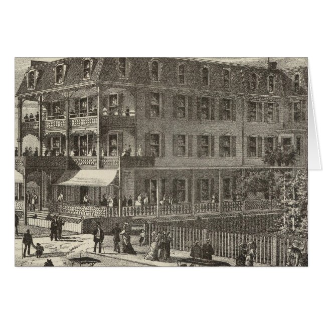 Cartão Colonnade House, Atlantic City (Frente Horizontal)