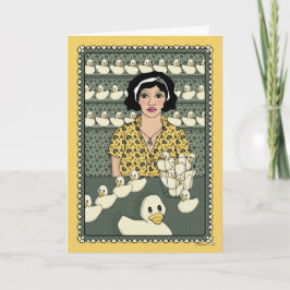 Cartão Coloque Seus Patos Em Uma Linha_C_Saudação