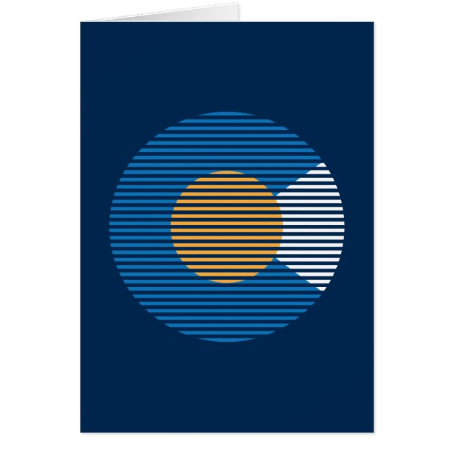 Cartão colorado (Frente)