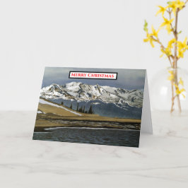 Cartão Colorado Mountain Winter Snow