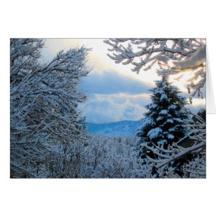 Cartão Colorado Rocky Mountain Snow