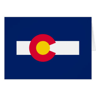 Cartão Colorado State Flag Design