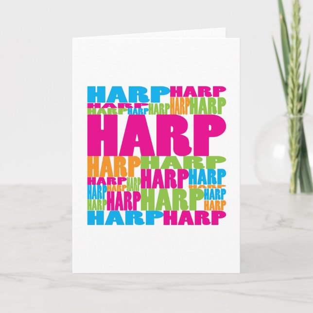 Cartão Colorida Harp (Frente)