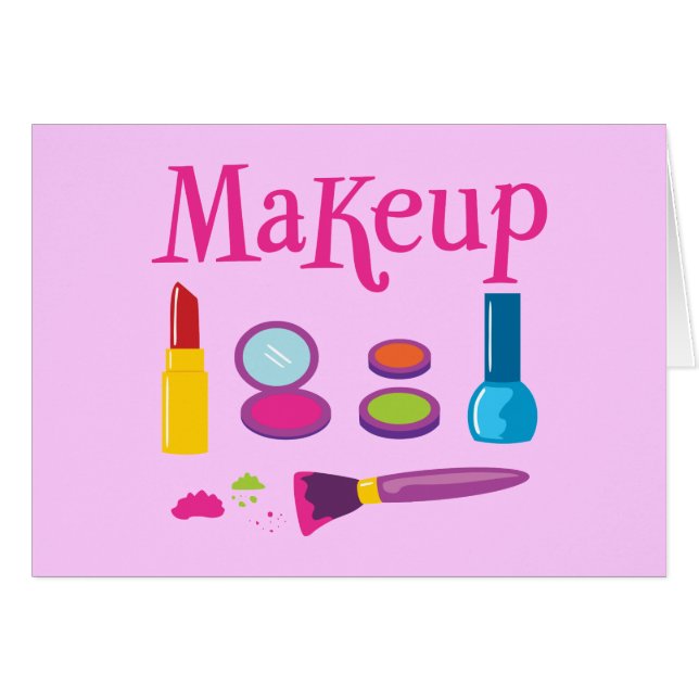 Cartão Colorida Makeup (Frente Horizontal)