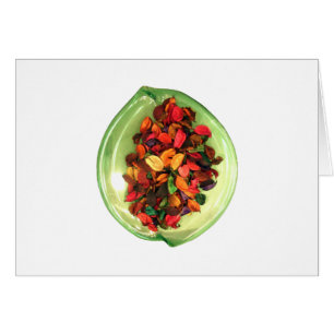 Cartão Colorida Potpourri: Uma Tela Nacional